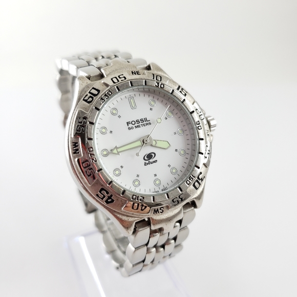 Fossil Other - Fossil Blue watch with minute hand - new battery installed, works great!